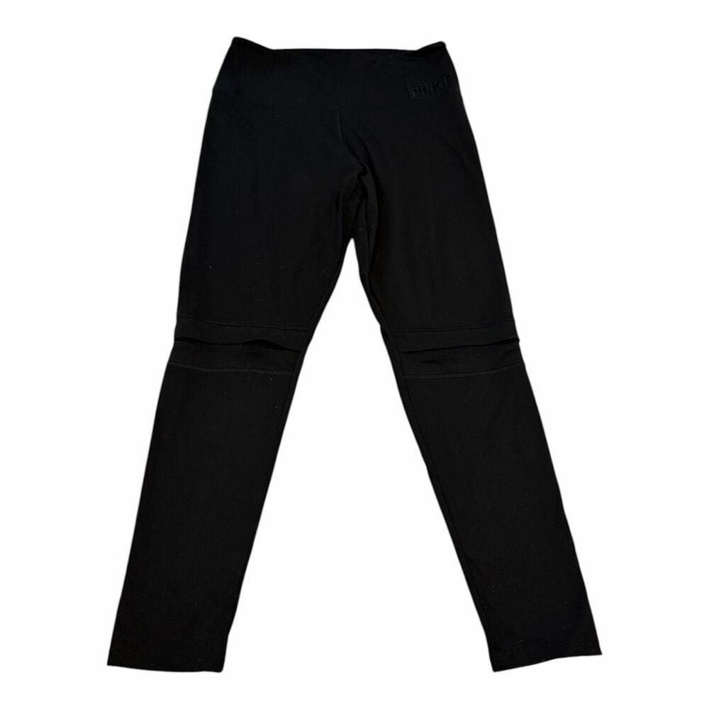 PINK VICTORIA’S SECRET ULTIMATE Women’s Black High Waist Mesh Panel Legging Larg - Picture 2 of 6